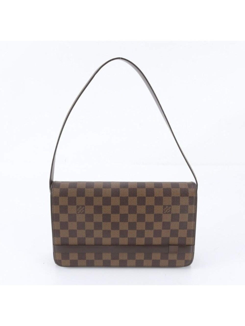 Louis Vuitton Damier Tribeca Long Leather Shoulder Bag